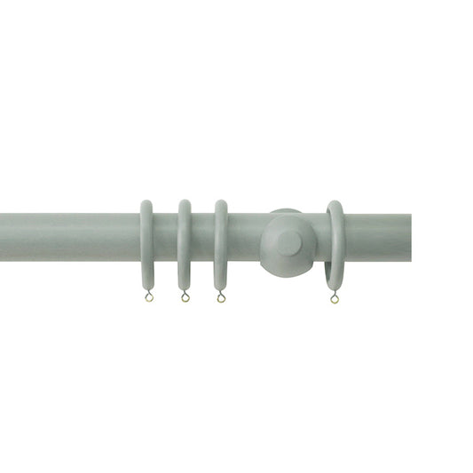 Jones Estate 48mm Wooden Curtain Pole, Mercury