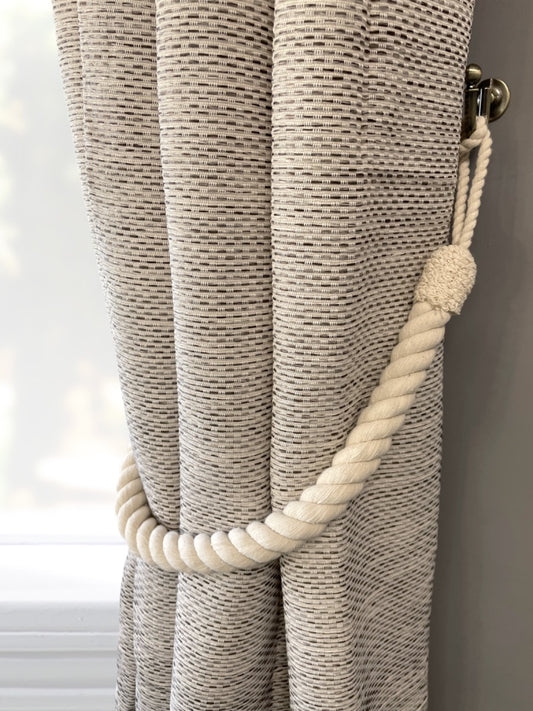 Laura Ashley Natural Rope Tiebacks (Pair)