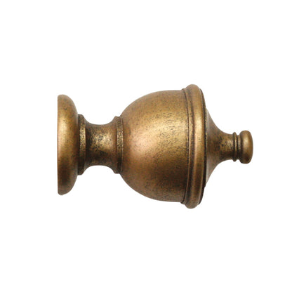 Jones Hardwick 40mm Wooden Curtain Pole, Antique Gold