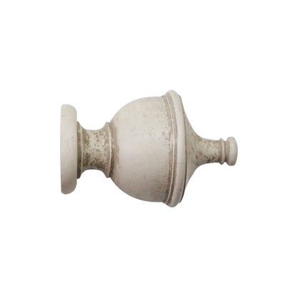 Jones Hardwick 40mm Wooden Curtain Pole, Putty