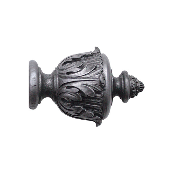 Jones Grande 63mm Wooden Curtain Pole, Pewter
