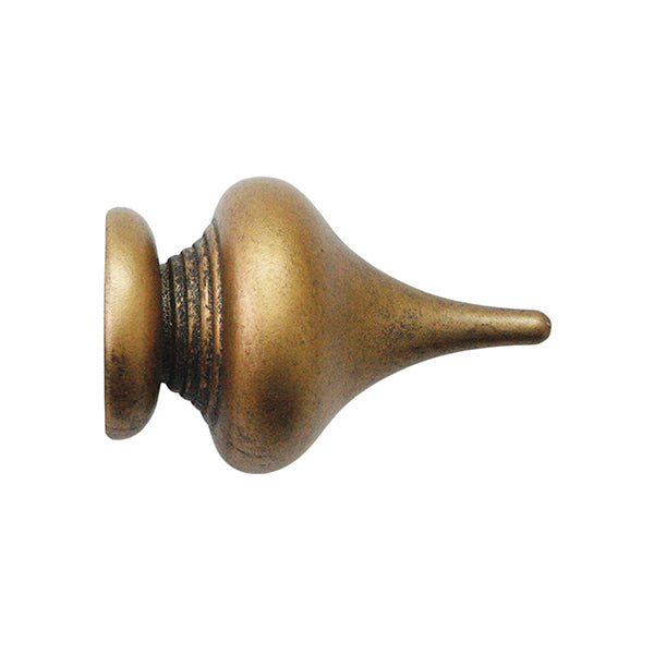 Jones Hardwick 40mm Wooden Curtain Pole, Antique Gold