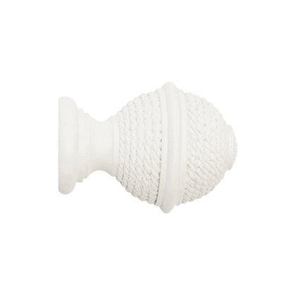 Jones Hardwick 40mm Wooden Curtain Pole, Cotton