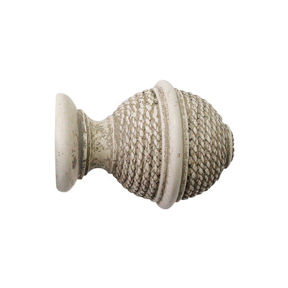 Jones Hardwick 40mm Wooden Curtain Pole, Putty