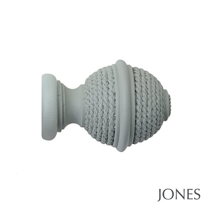 Jones Seychelles 40mm Wooden Curtain Pole, Haze