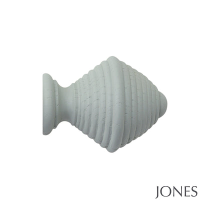 Jones Seychelles 40mm Wooden Curtain Pole, Haze
