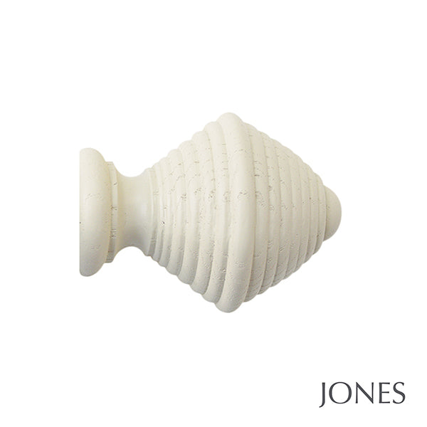 Jones Seychelles 40mm Wooden Curtain Pole, Sand