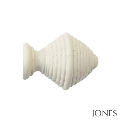 Jones Seychelles 40mm Wooden Curtain Pole, Sand