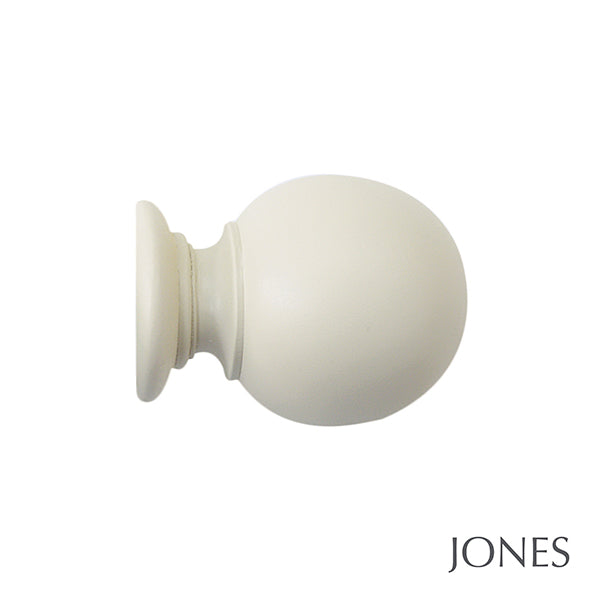 Jones Seychelles 40mm Wooden Curtain Pole, Sand