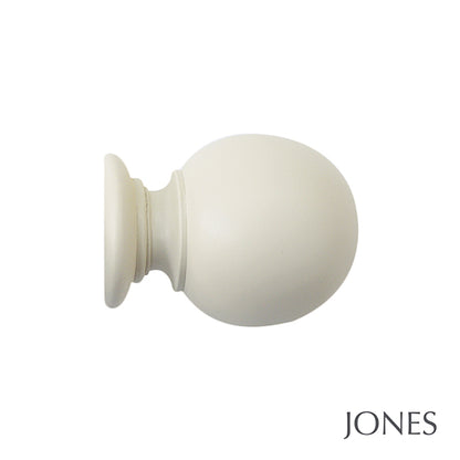 Jones Seychelles 40mm Wooden Curtain Pole, Sand