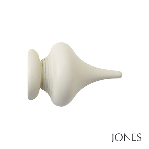 Jones Seychelles 40mm Wooden Curtain Pole, Sand