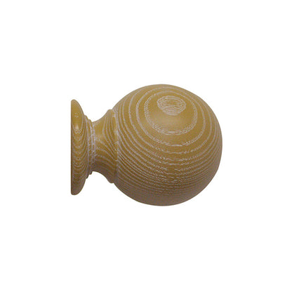Jones Oakham 50mm Wooden Curtain Pole, Honey