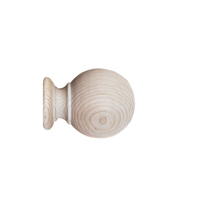 Jones Oakham 50mm Wooden Curtain Pole, Limed