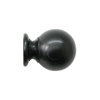 Jones Oakham 50mm Wooden Curtain Pole, Wenge