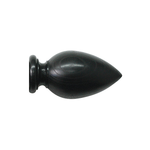 Jones Oakham 50mm Wooden Curtain Pole, Wenge