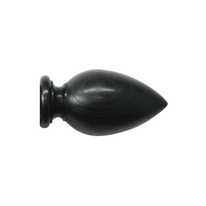 Jones Oakham 50mm Wooden Curtain Pole, Wenge