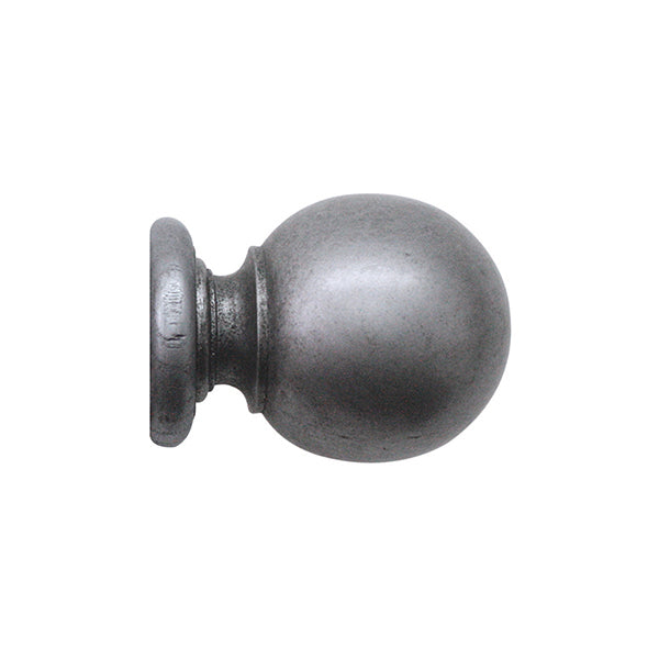 Jones Florentine 48mm Wooden Curtain Pole, Pewter