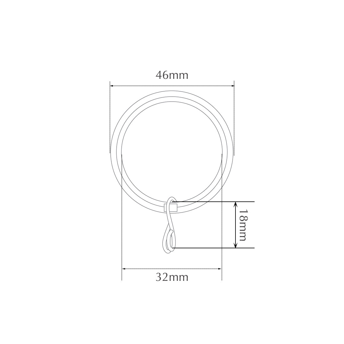 Jones Quartz 28mm Metal Curtain Pole, Antique Brass