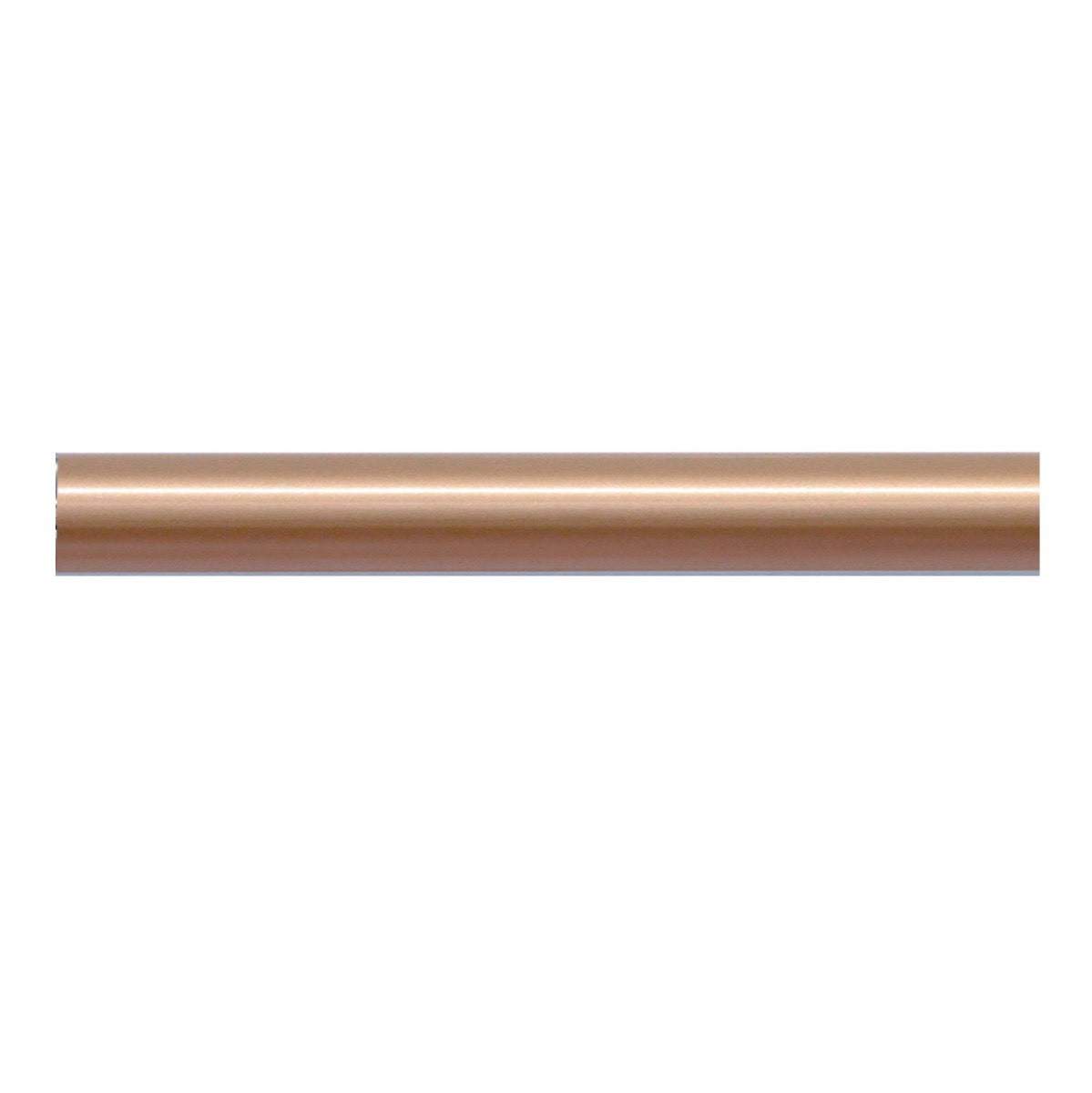 Jones Strand 35mm Metal Curtain Pole, Rose Gold (Clearance)