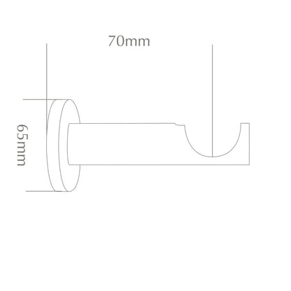 Jones Strand 35mm Brackets, Rose Gold (Clearance)