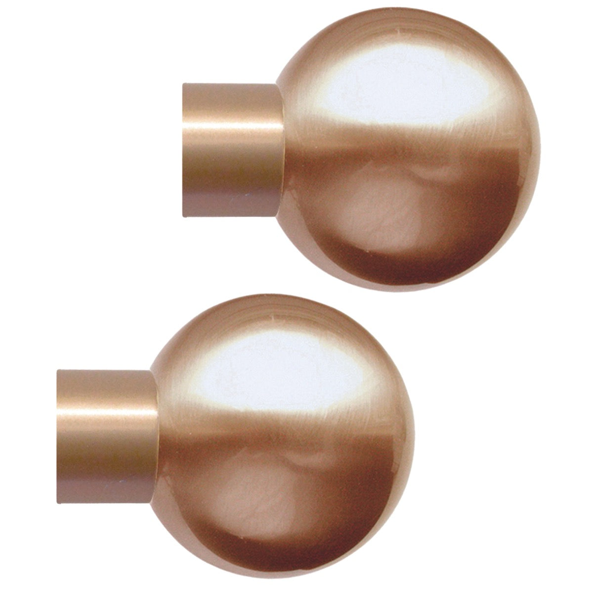 Jones Strand 35mm Finials, Rose Gold (Pair, Clearance)