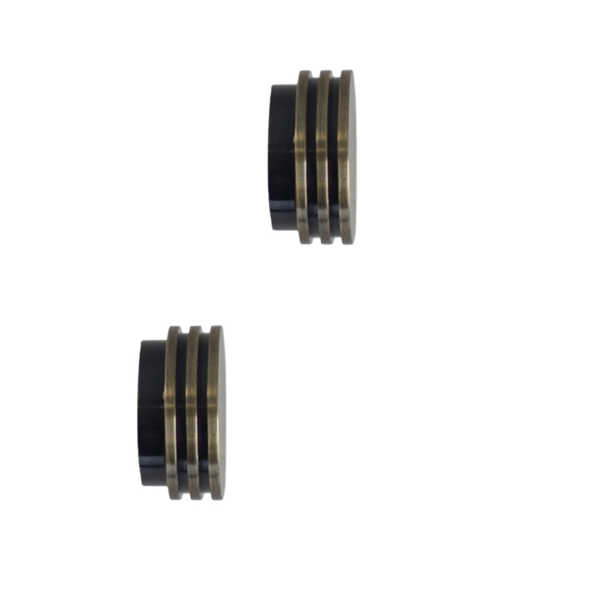 Jones Strand 35mm Acrylic Curtain Pole, Burnished Brass