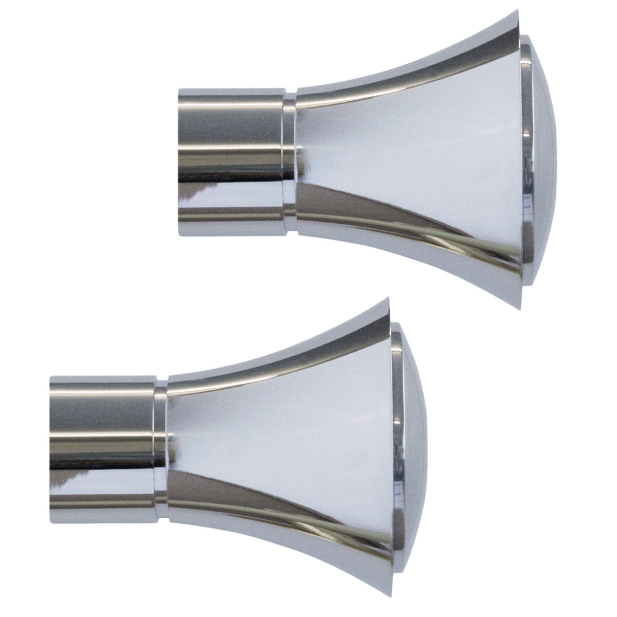 Jones Strand 35mm Acrylic Curtain Pole, Chrome