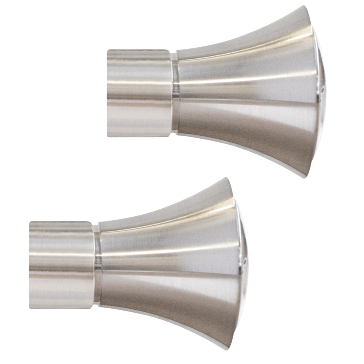 Jones Strand 35mm Metal Eyelet Curtain Pole, Matt Nickel