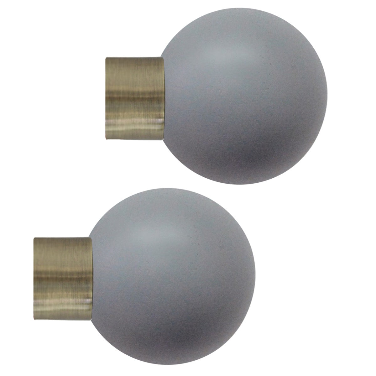Jones Strand 35mm Metal Eyelet Curtain Pole, Burnished Brass