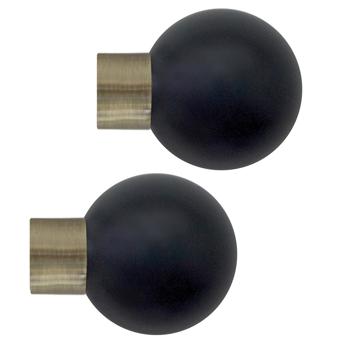 Jones Strand 35mm Metal Eyelet Curtain Pole, Burnished Brass