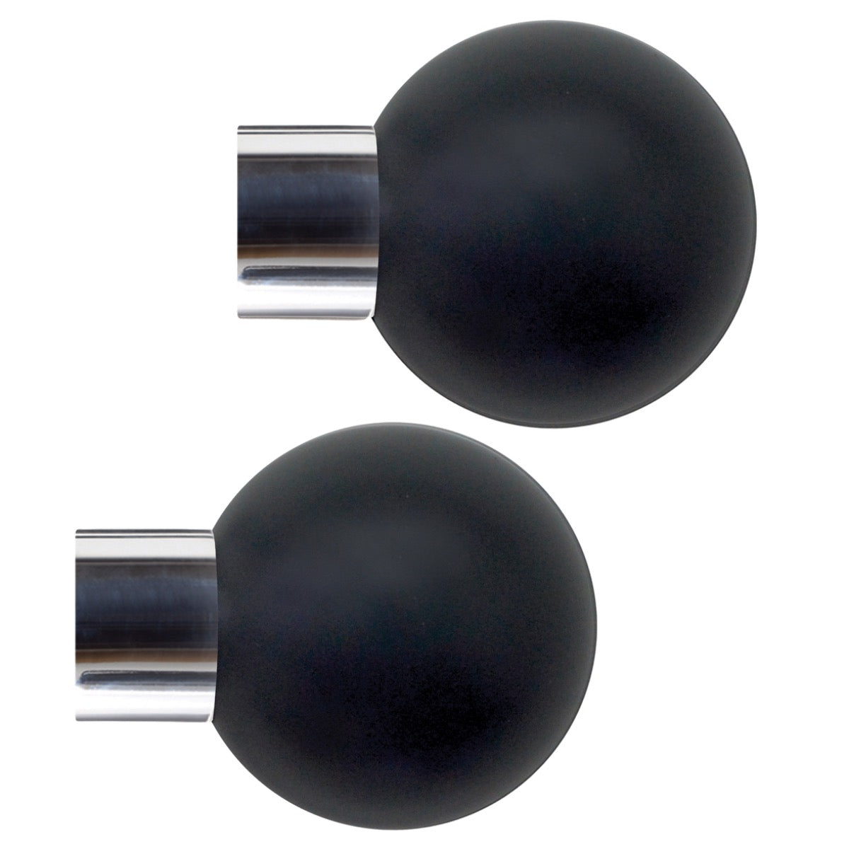 Jones Strand 35mm Acrylic Curtain Pole, Chrome