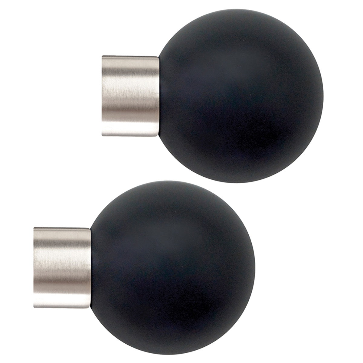 Jones Strand 35mm Acrylic Curtain Pole, Matt Nickel