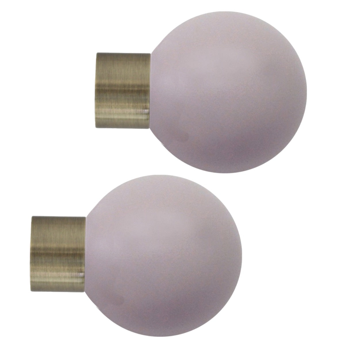 Jones Strand 35mm Metal Eyelet Curtain Pole, Burnished Brass