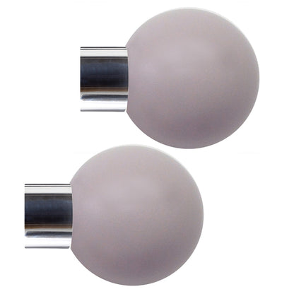 Jones Strand 35mm Acrylic Curtain Pole, Chrome