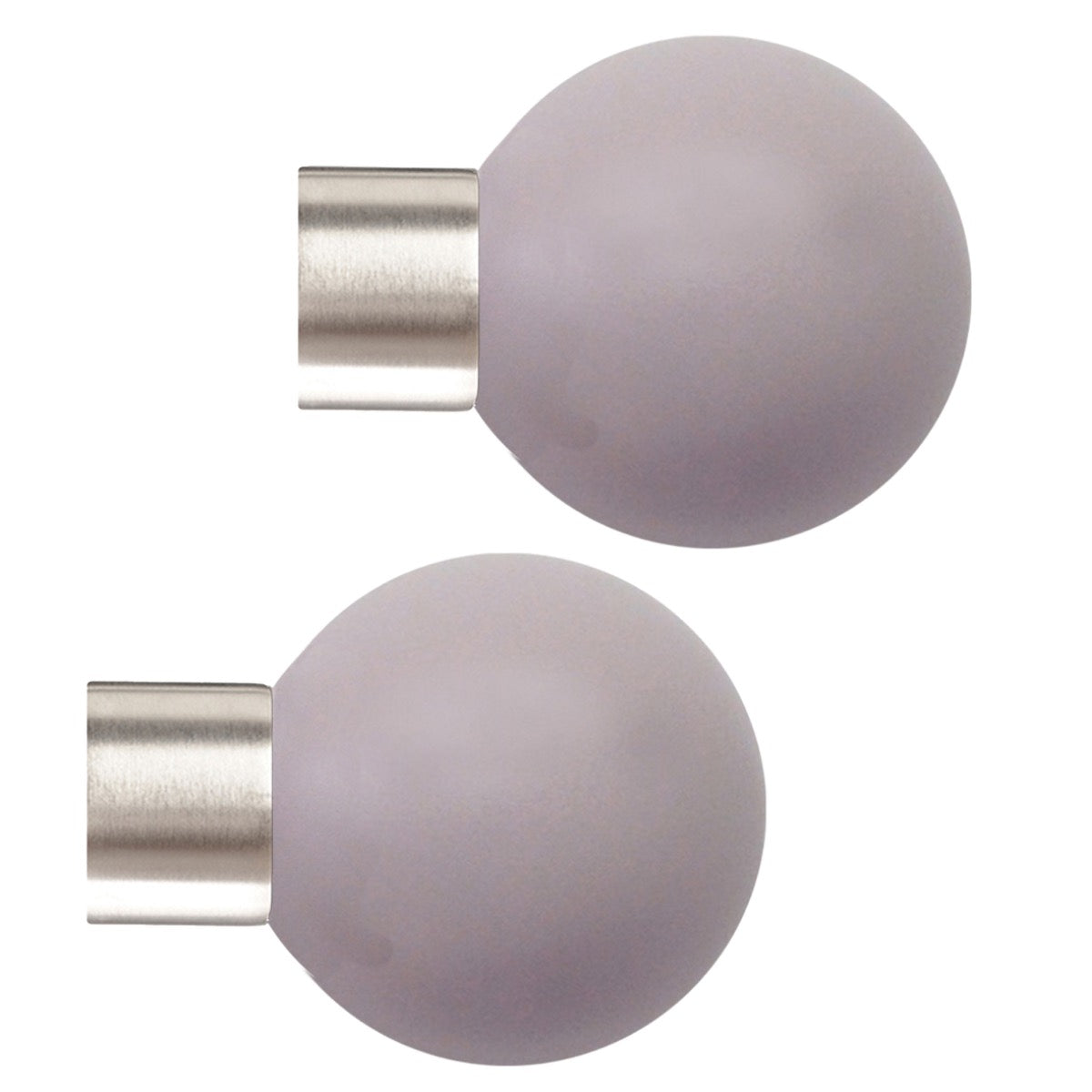 Jones Strand 35mm Metal Eyelet Curtain Pole, Matt Nickel