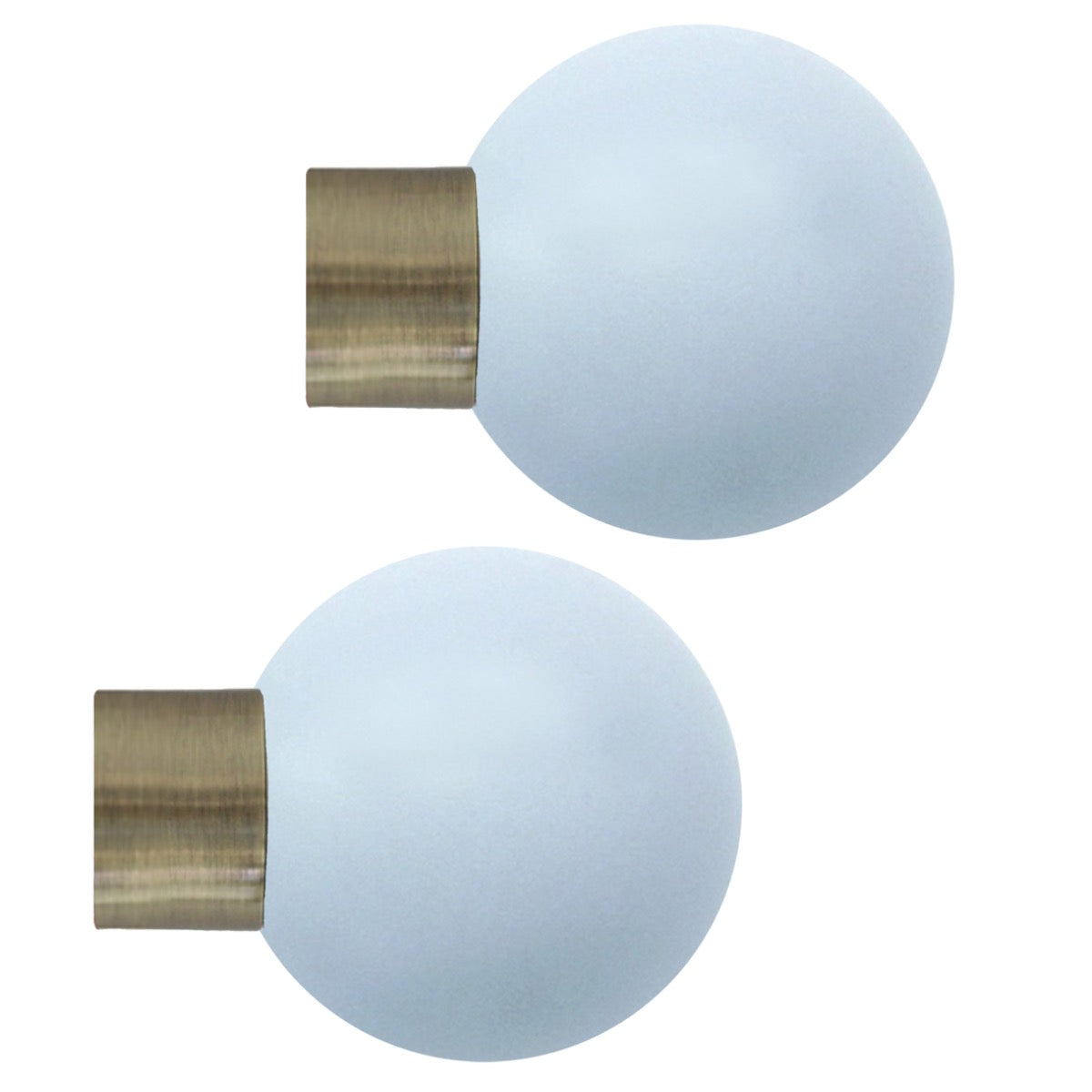 Jones Strand 35mm Metal Eyelet Curtain Pole, Burnished Brass