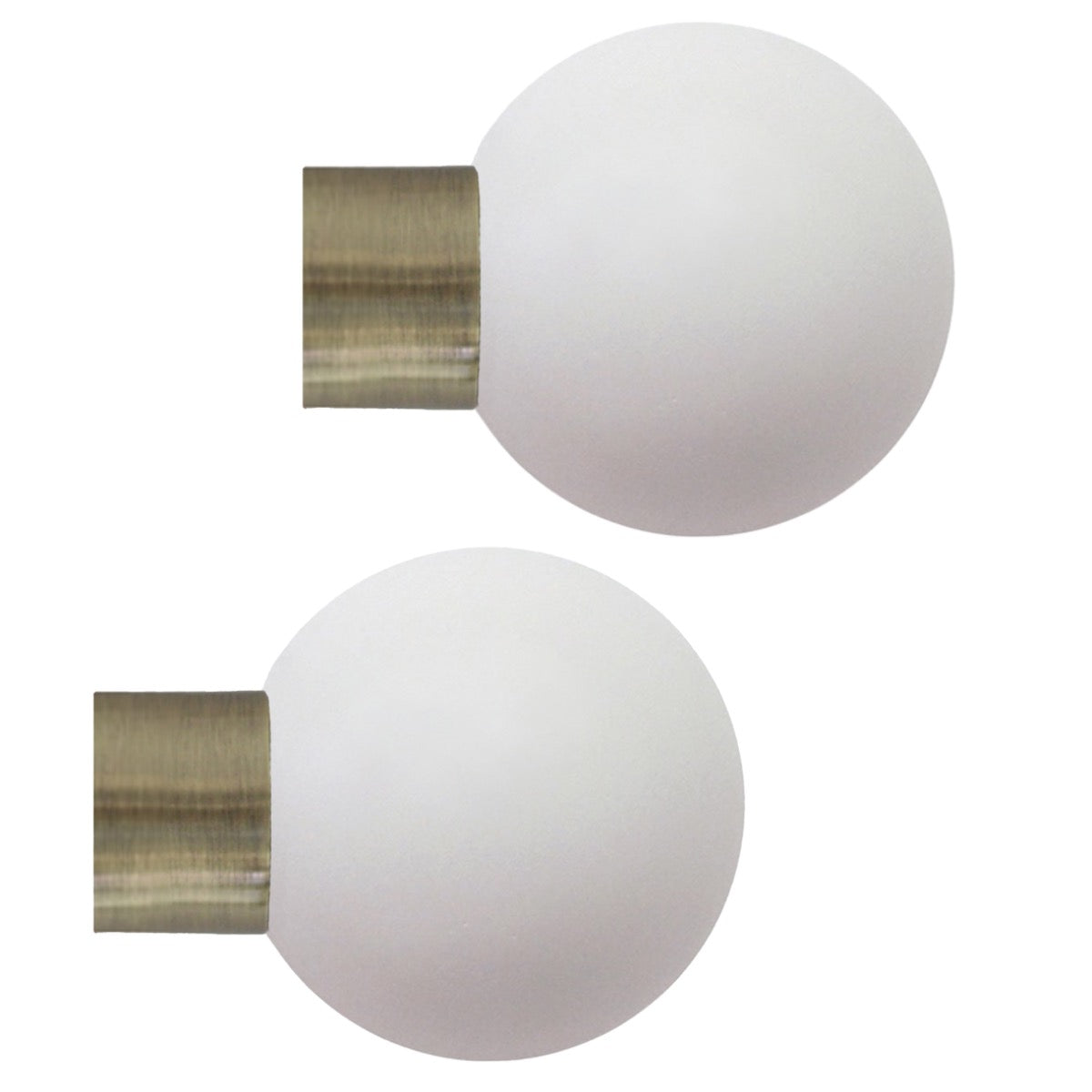 Jones Strand 35mm Metal Eyelet Curtain Pole, Burnished Brass