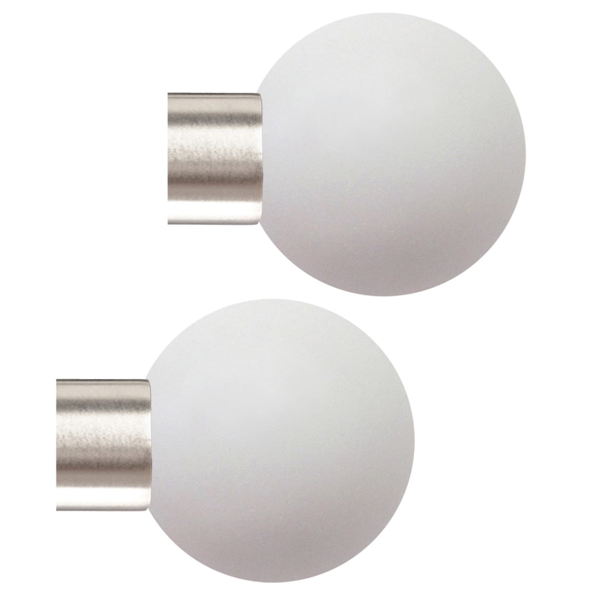 Jones Strand 35mm Metal Eyelet Curtain Pole, Matt Nickel