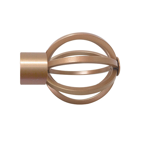 Jones Strand 35mm Finials, Rose Gold (Pair, Clearance)