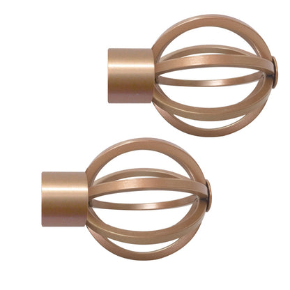 Jones Strand 35mm Finials, Rose Gold (Pair, Clearance)