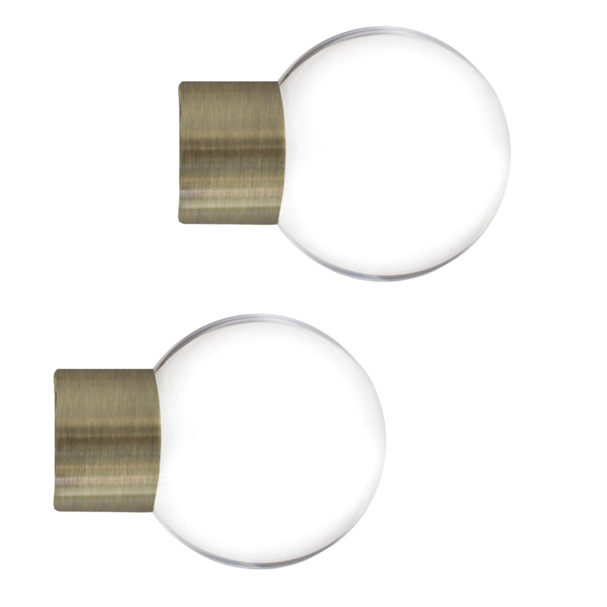 Jones Strand 35mm Metal Eyelet Curtain Pole, Burnished Brass
