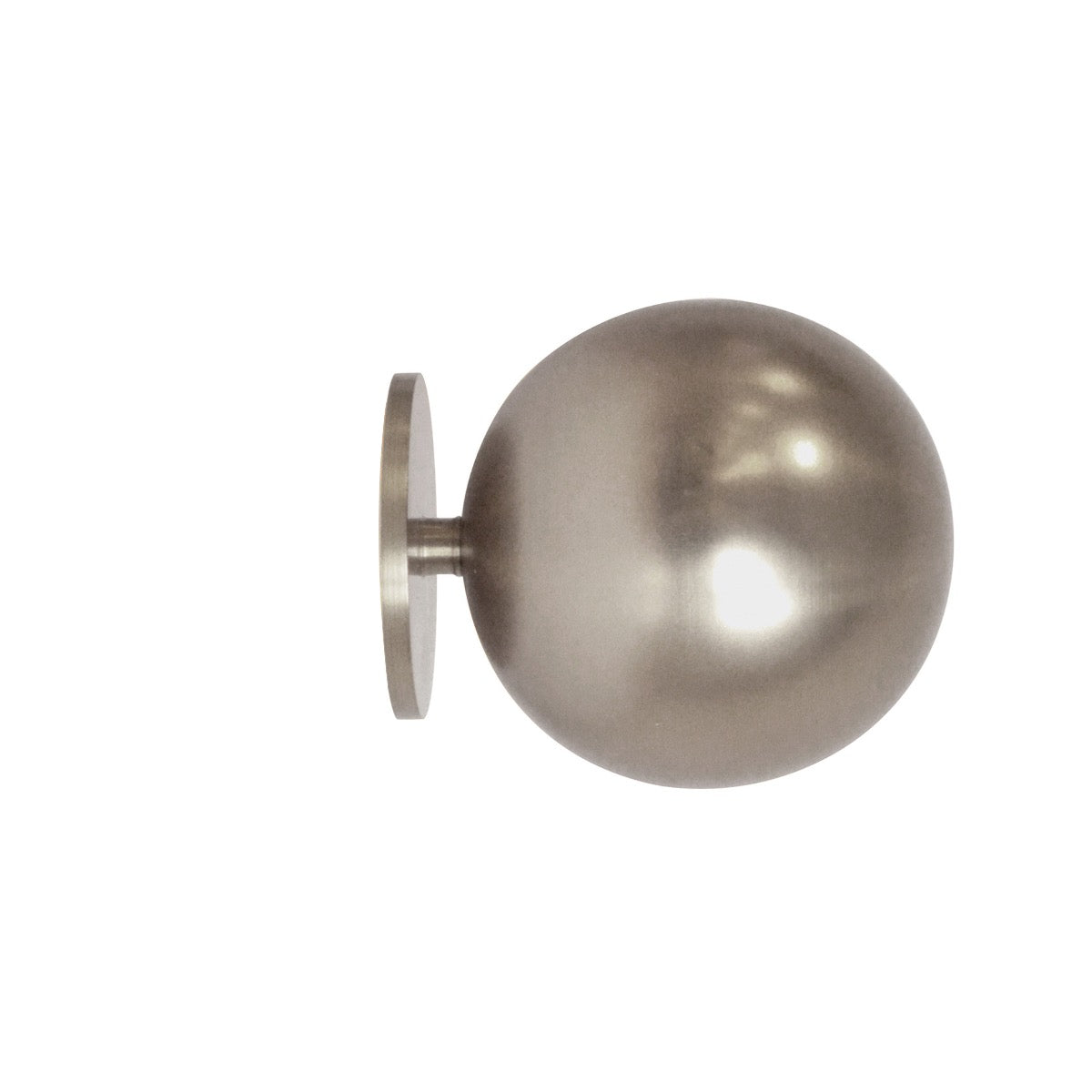 Jones Esquire 50mm Metal Curtain Pole, Brushed Nickel