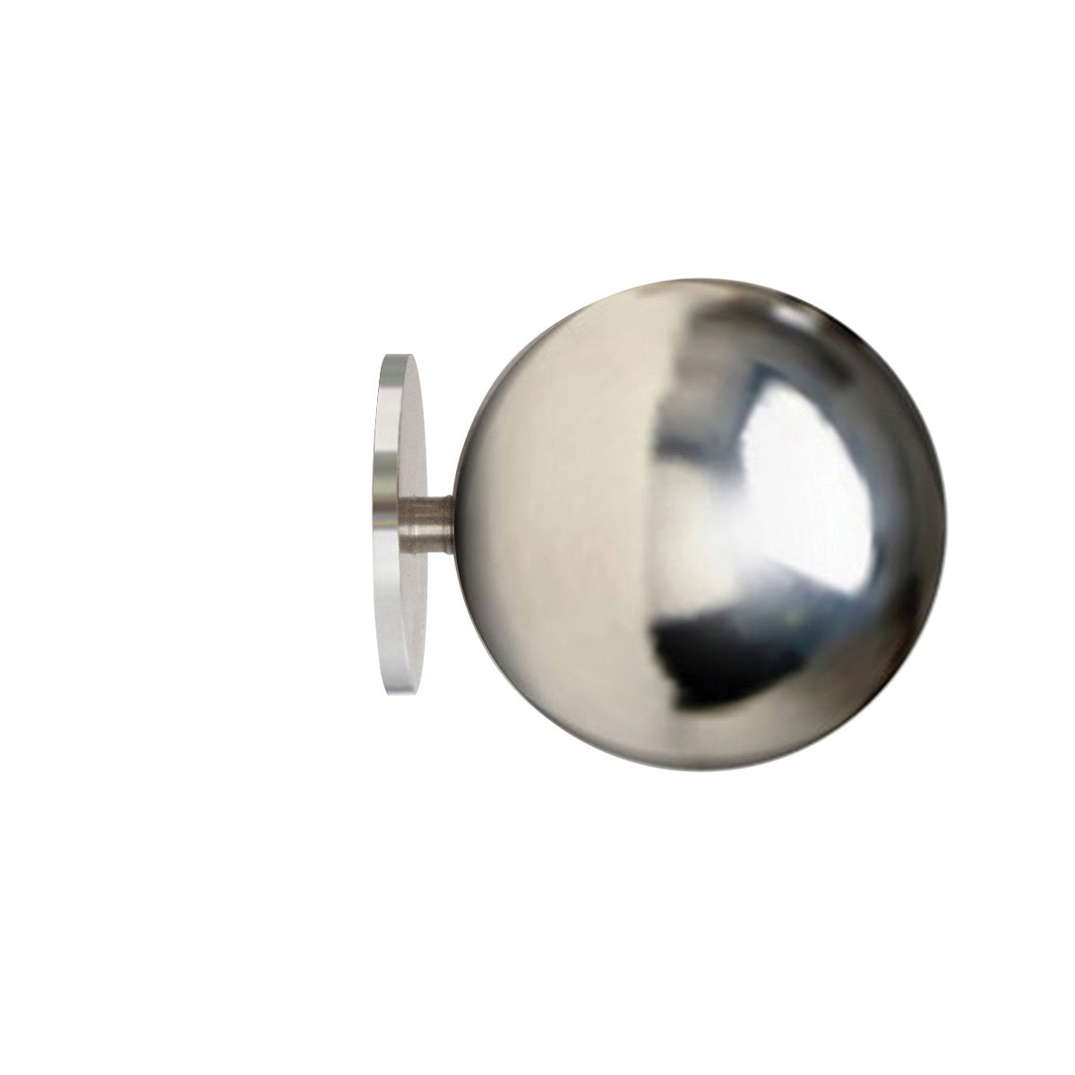 Jones Esquire 50mm Metal Curtain Pole, Polished Nickel