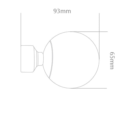 Jones Cosmos 28mm Metal Curtain Pole, Black Nickel (Clearance)