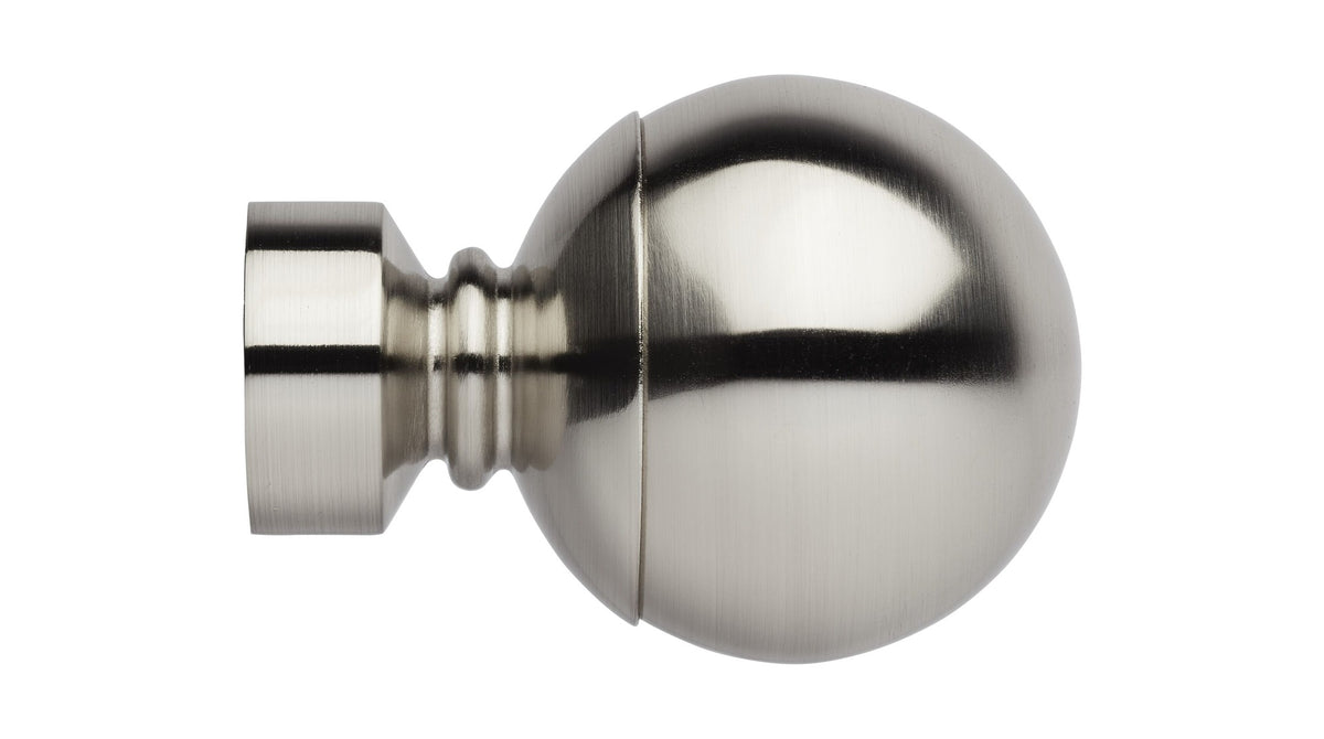 Hallis Neo 28mm Ball finial, Stainless Steel