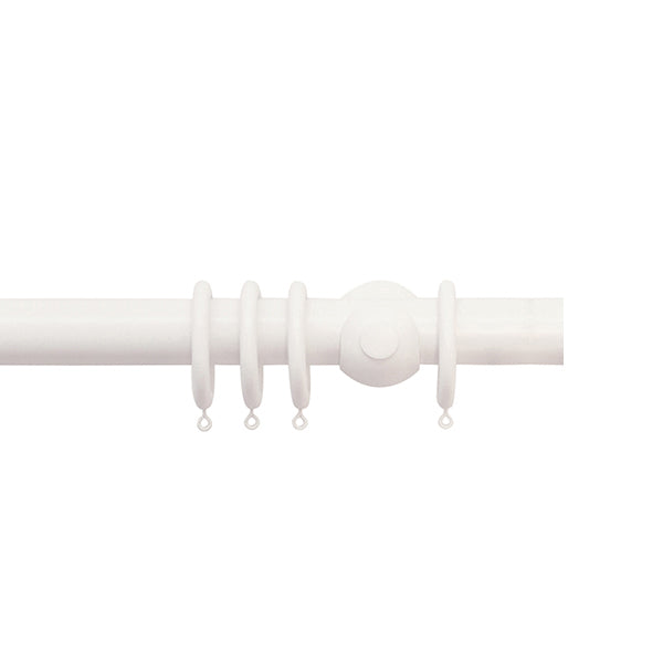 Jones Hardwick 40mm Wooden Curtain Pole, Cotton