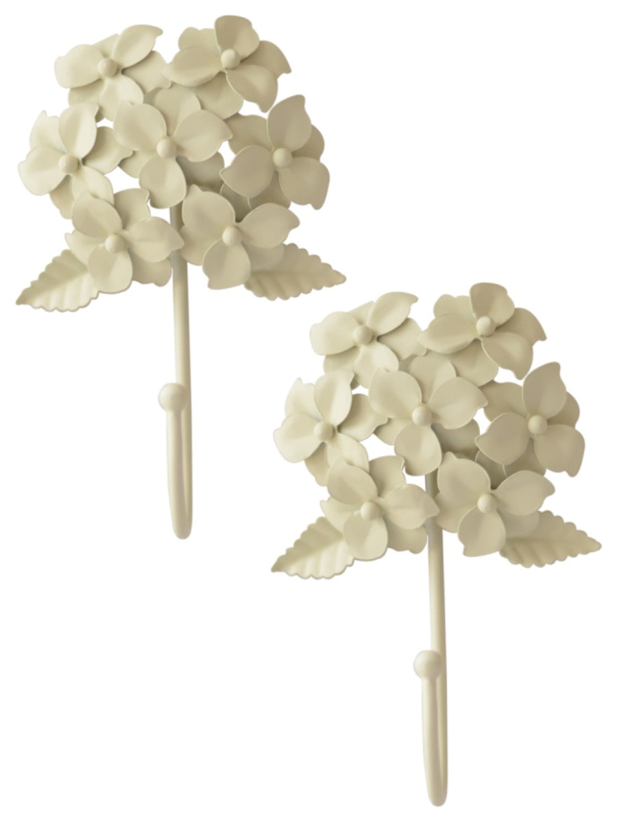 Laura Ashley Hydrangea Hooks (Set of 2)