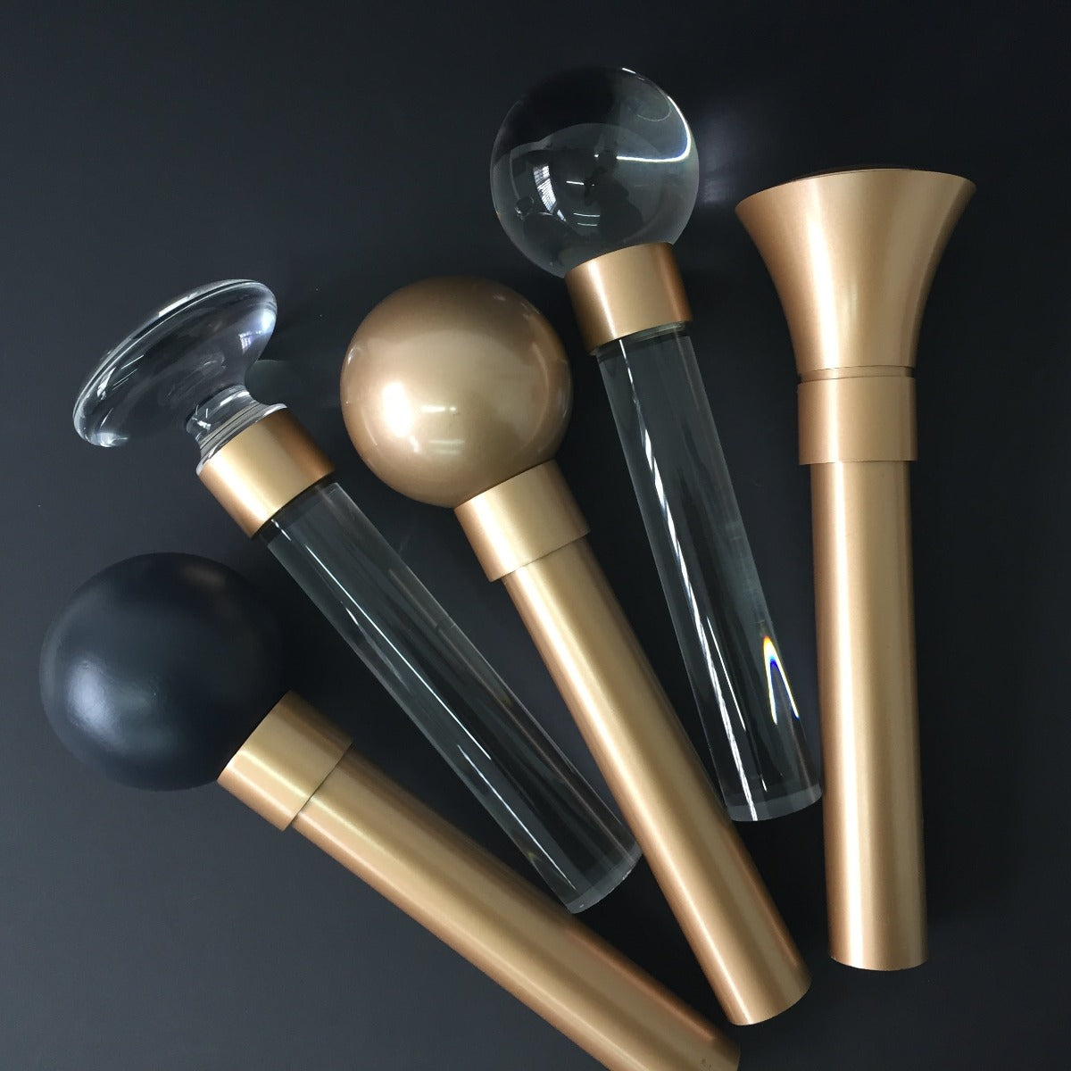 Jones Strand 35mm Metal Curtain Pole, Rose Gold (Clearance)