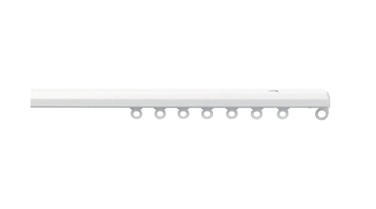 Hallis Integra Top Fix Discreet Metal Curtain Track (White) 130cm