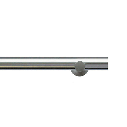Jones Lunar 28mm Metal Eyelet Curtain Pole, Matt Nickel
